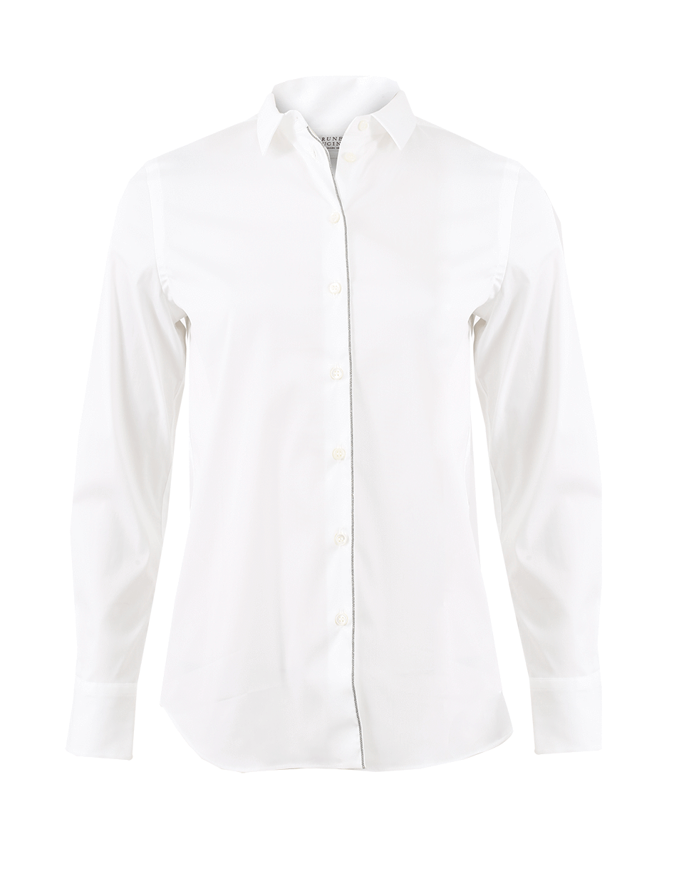 BRUNELLO CUCINELLI-Monili Lines Placket Blouse-