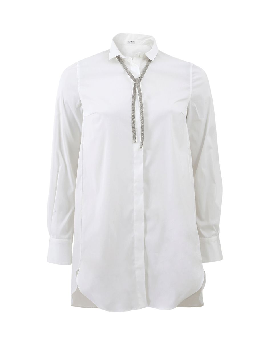 BRUNELLO CUCINELLI-Monili Neck Tie Tunic-