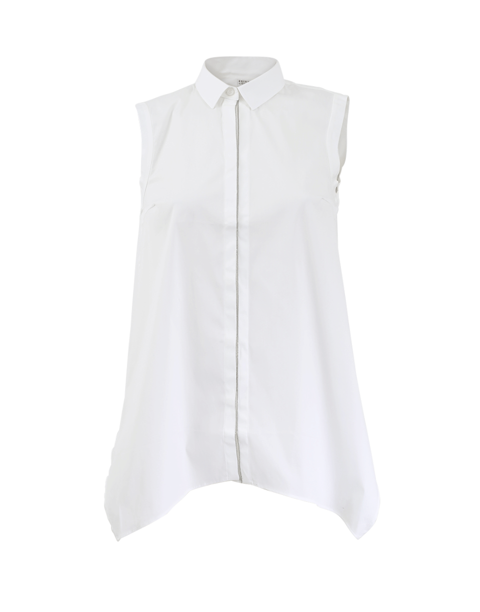 BRUNELLO CUCINELLI-Monili Placket Blouse-