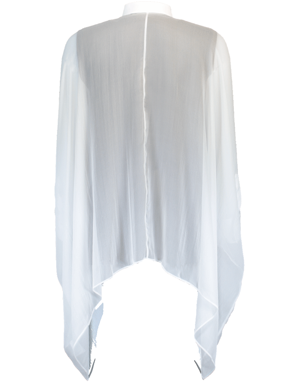 BRUNELLO CUCINELLI-Organza Cape-
