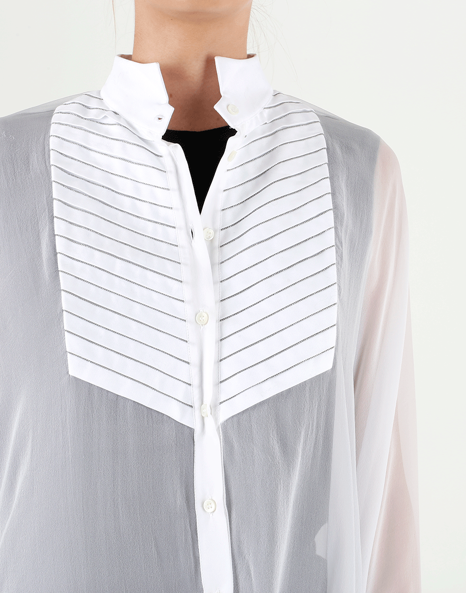 BRUNELLO CUCINELLI-Organza Cape-