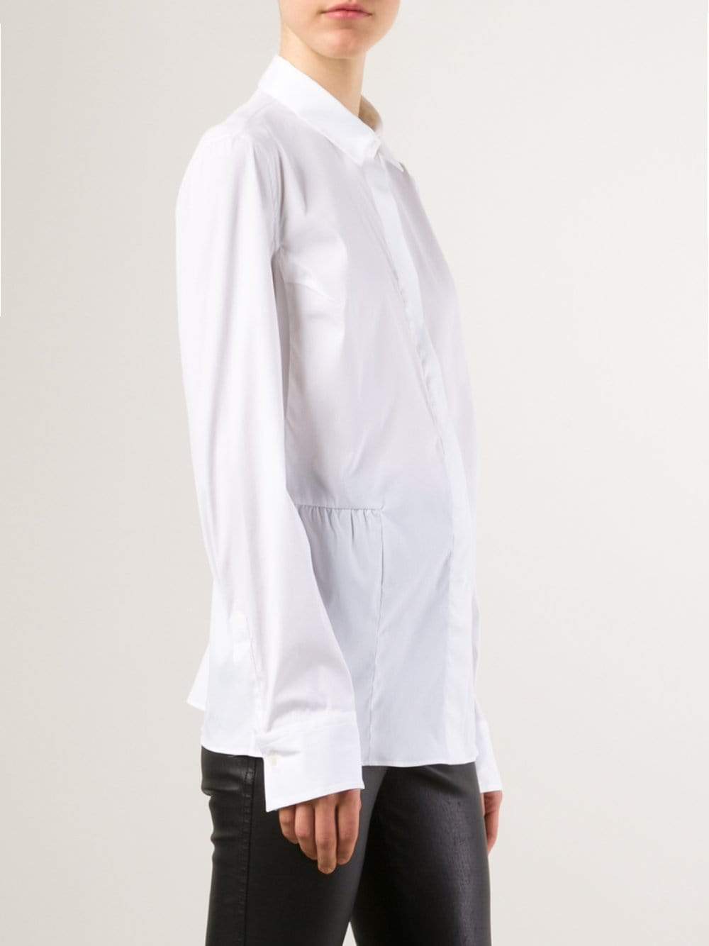 BRUNELLO CUCINELLI-Peplum Detail Blouse-