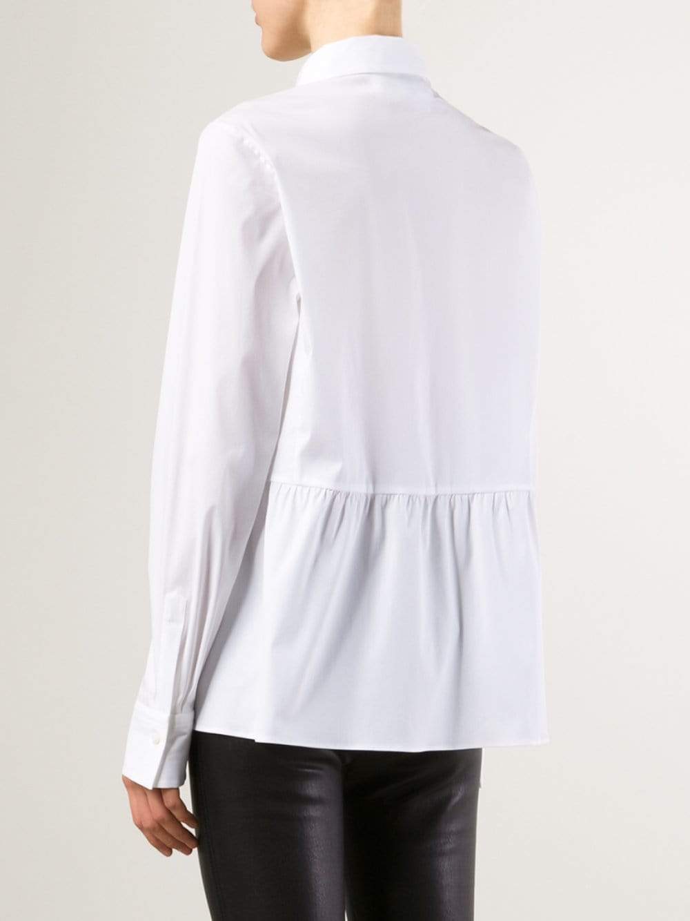 BRUNELLO CUCINELLI-Peplum Detail Blouse-