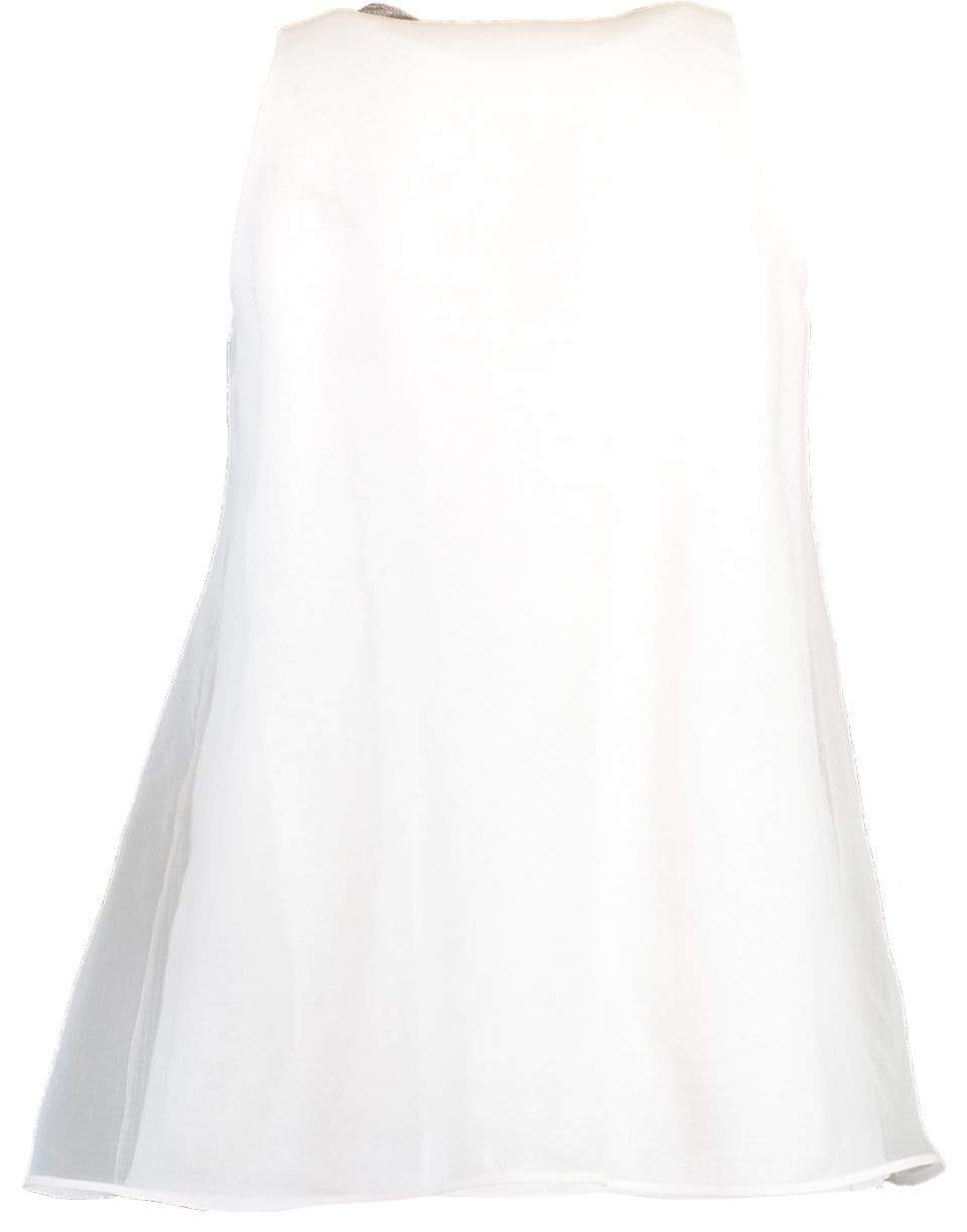 BRUNELLO CUCINELLI-Monili Stripe Sleeveless Top-