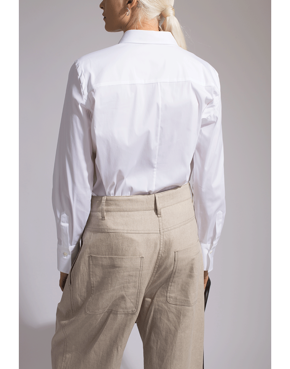 BRUNELLO CUCINELLI-Poplin Blouse-