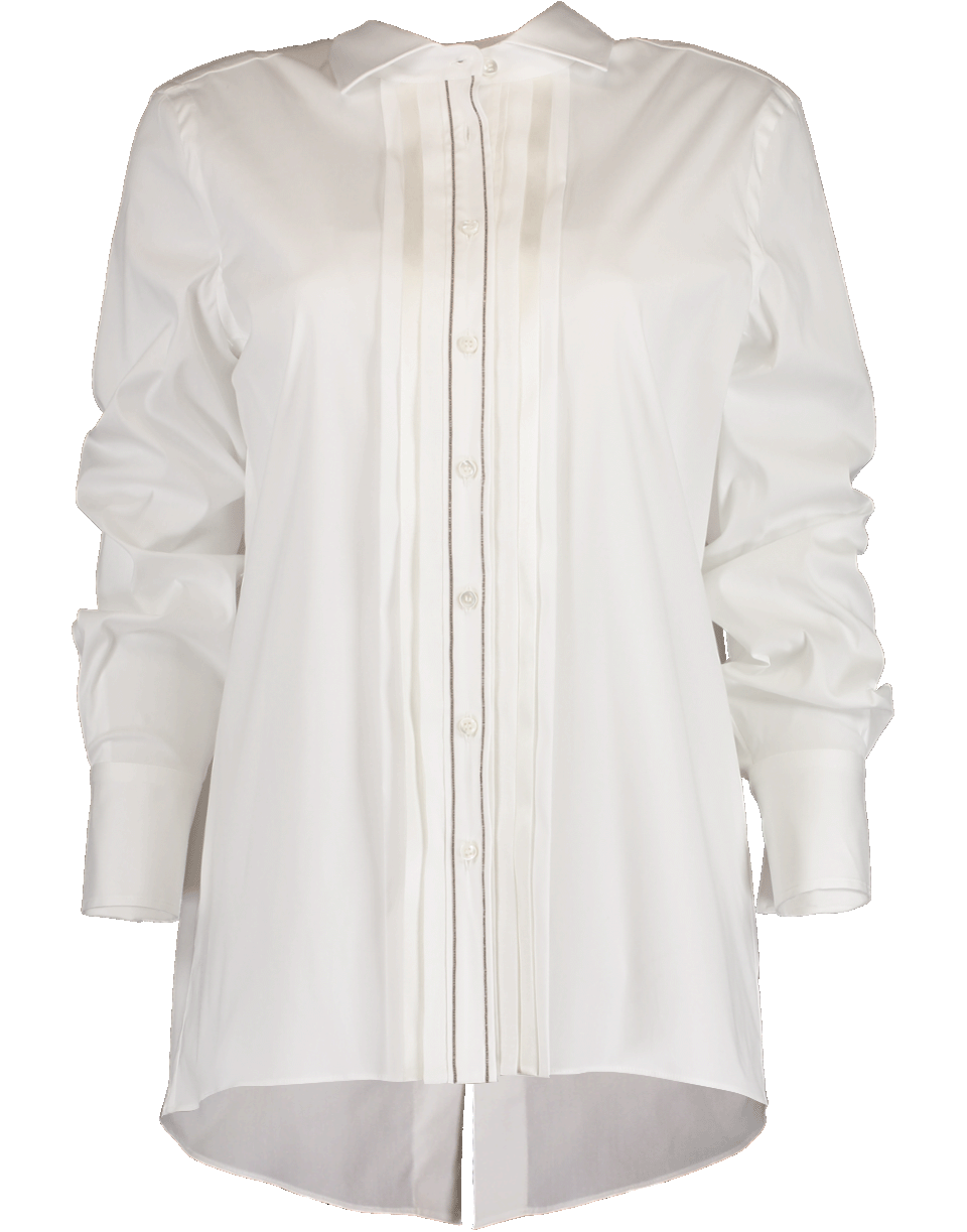 BRUNELLO CUCINELLI-Poplin Blouse-