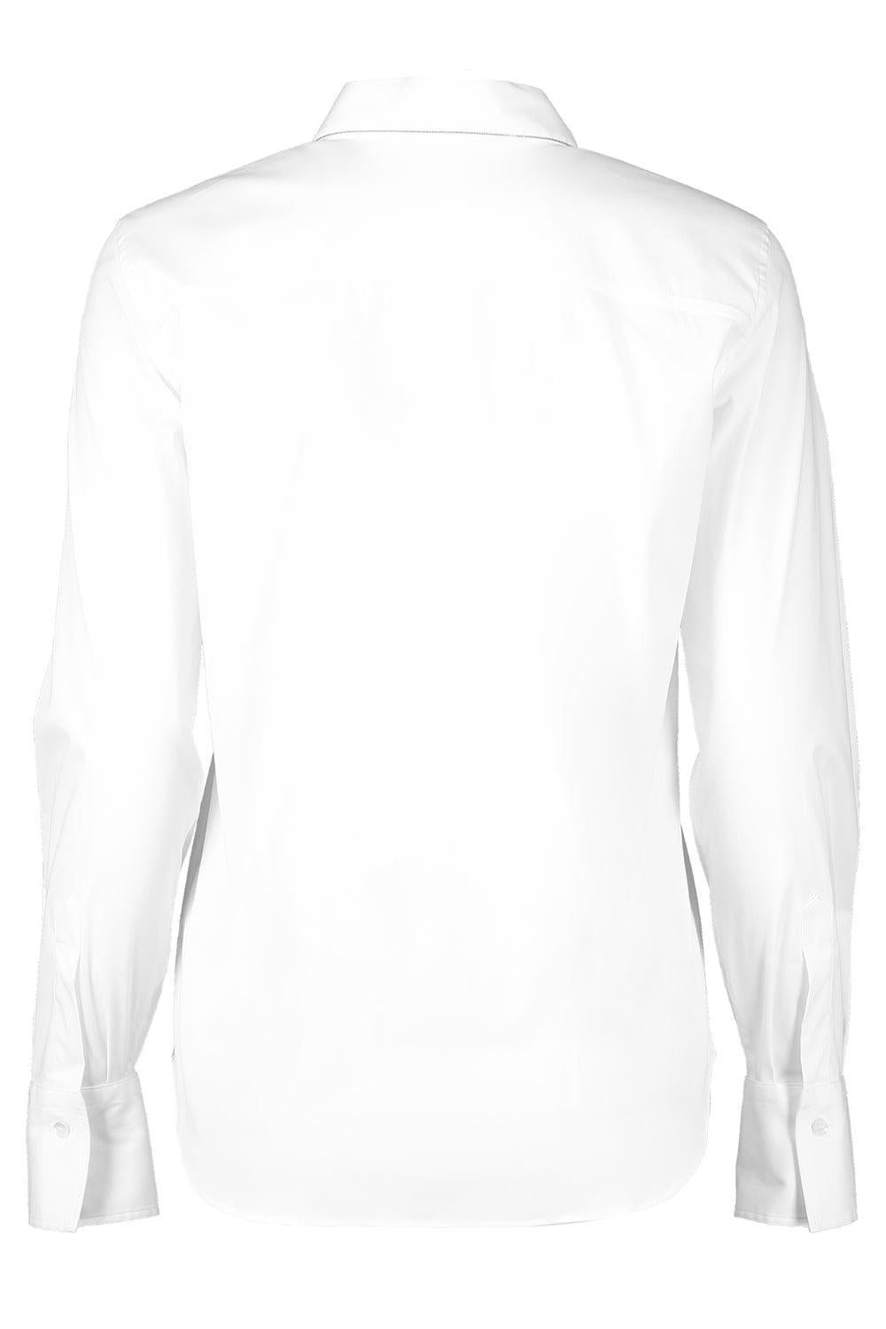 Longsleeve Cotton Poplin Shirt - White-WHITE-XS-CLOTHINGTOPBLOUSE-BRUNELLO CUCINELLI