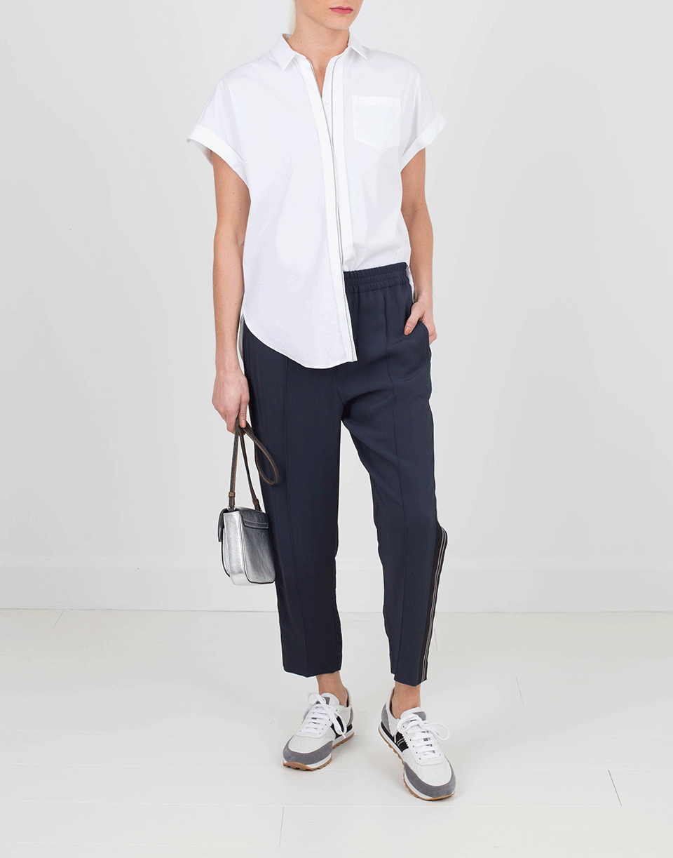 BRUNELLO CUCINELLI-Poplin Blouse-