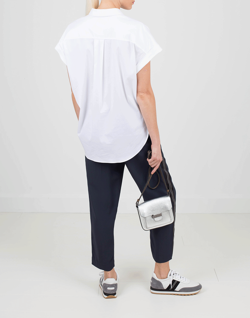 BRUNELLO CUCINELLI-Poplin Blouse-