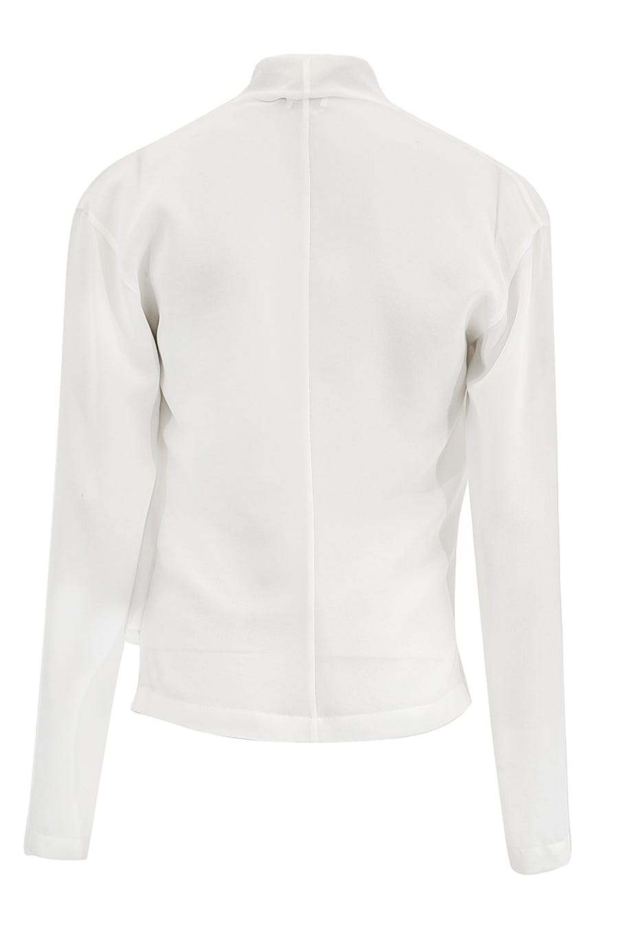 BRUNELLO CUCINELLI-Wrap Blouse With Monili Necklace-