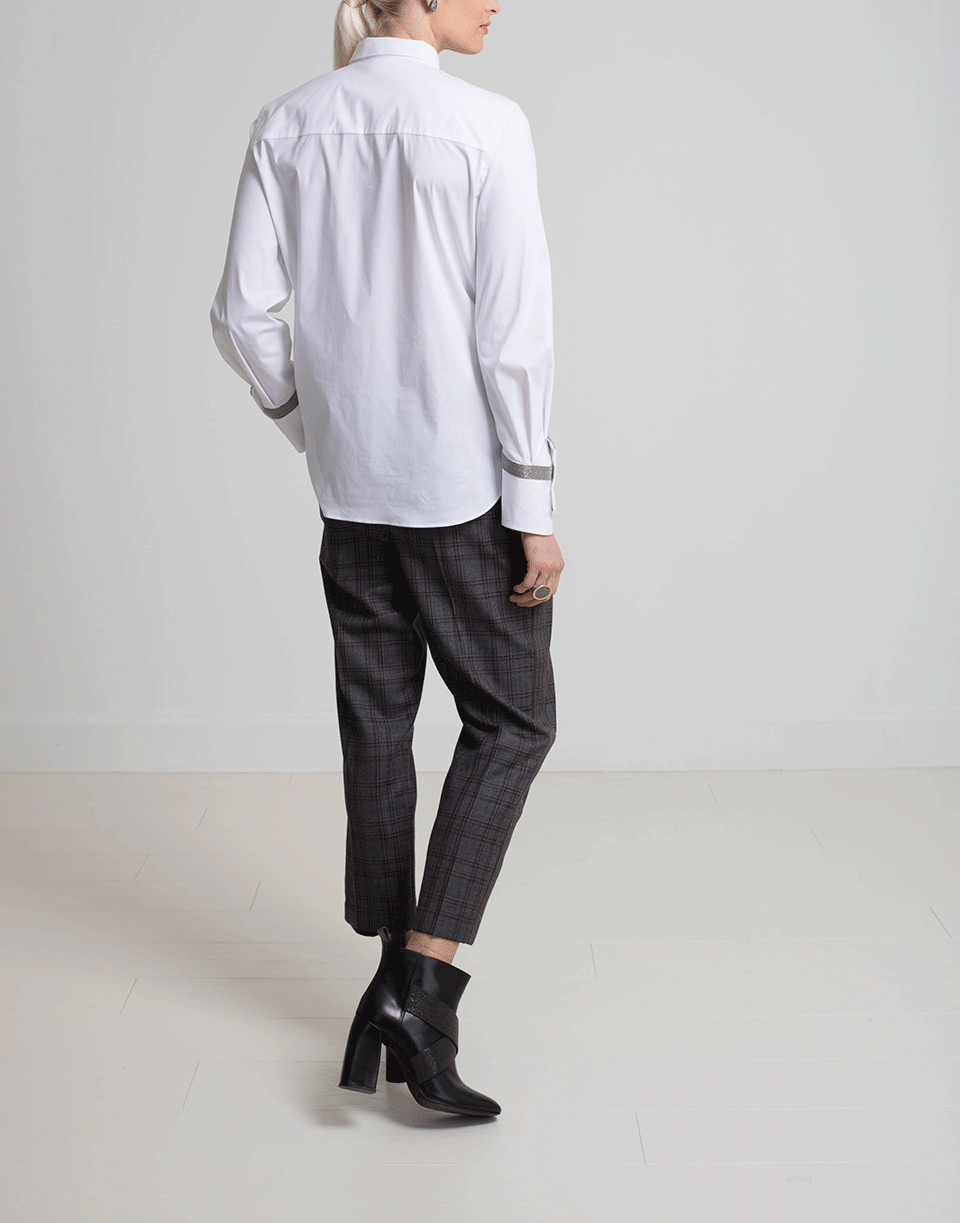 BRUNELLO CUCINELLI-Poplin Blouse-