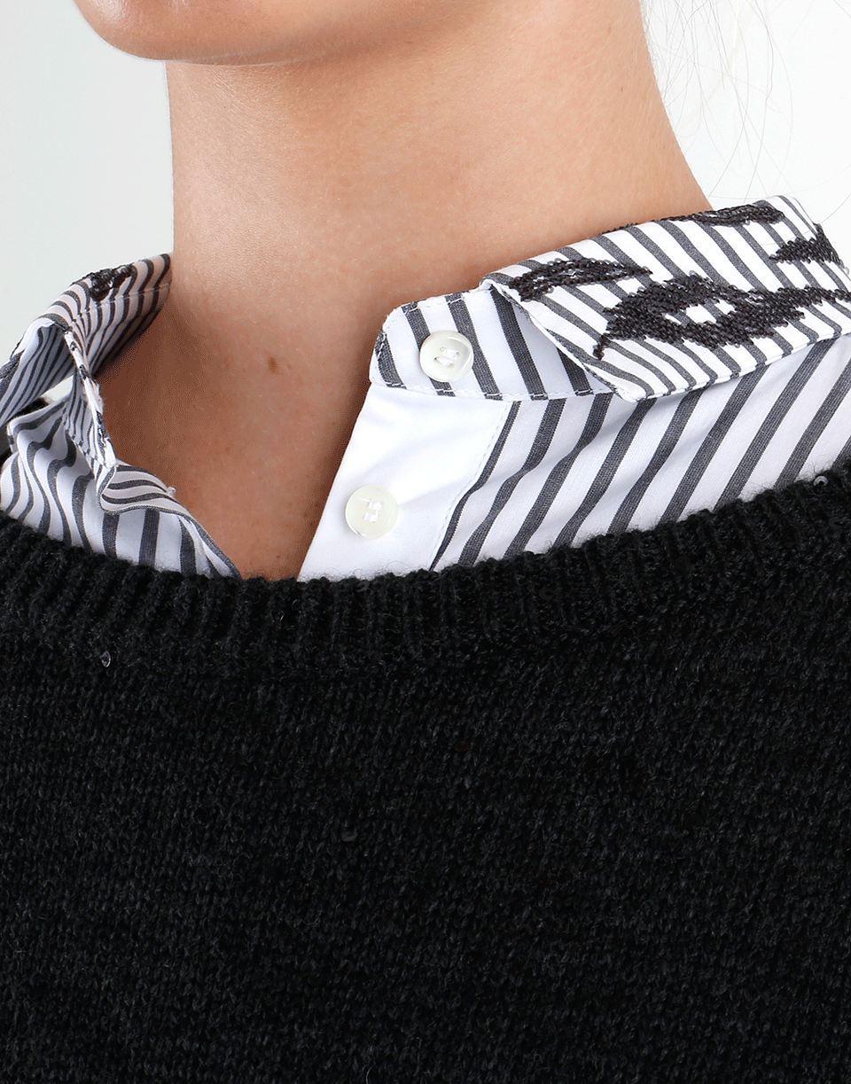 BRUNELLO CUCINELLI-Striped Button Down Shirt-