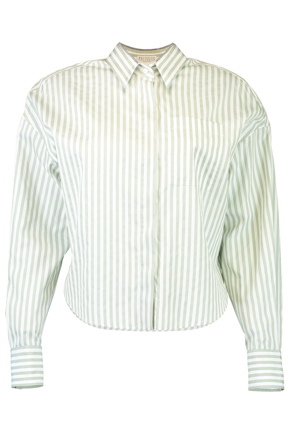 BRUNELLO CUCINELLI-Long Sleeve Soft Shirt-