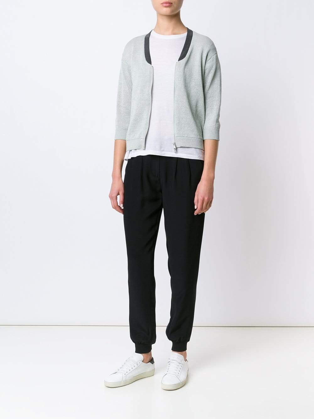 BRUNELLO CUCINELLI-Monili Zip Cardigan-