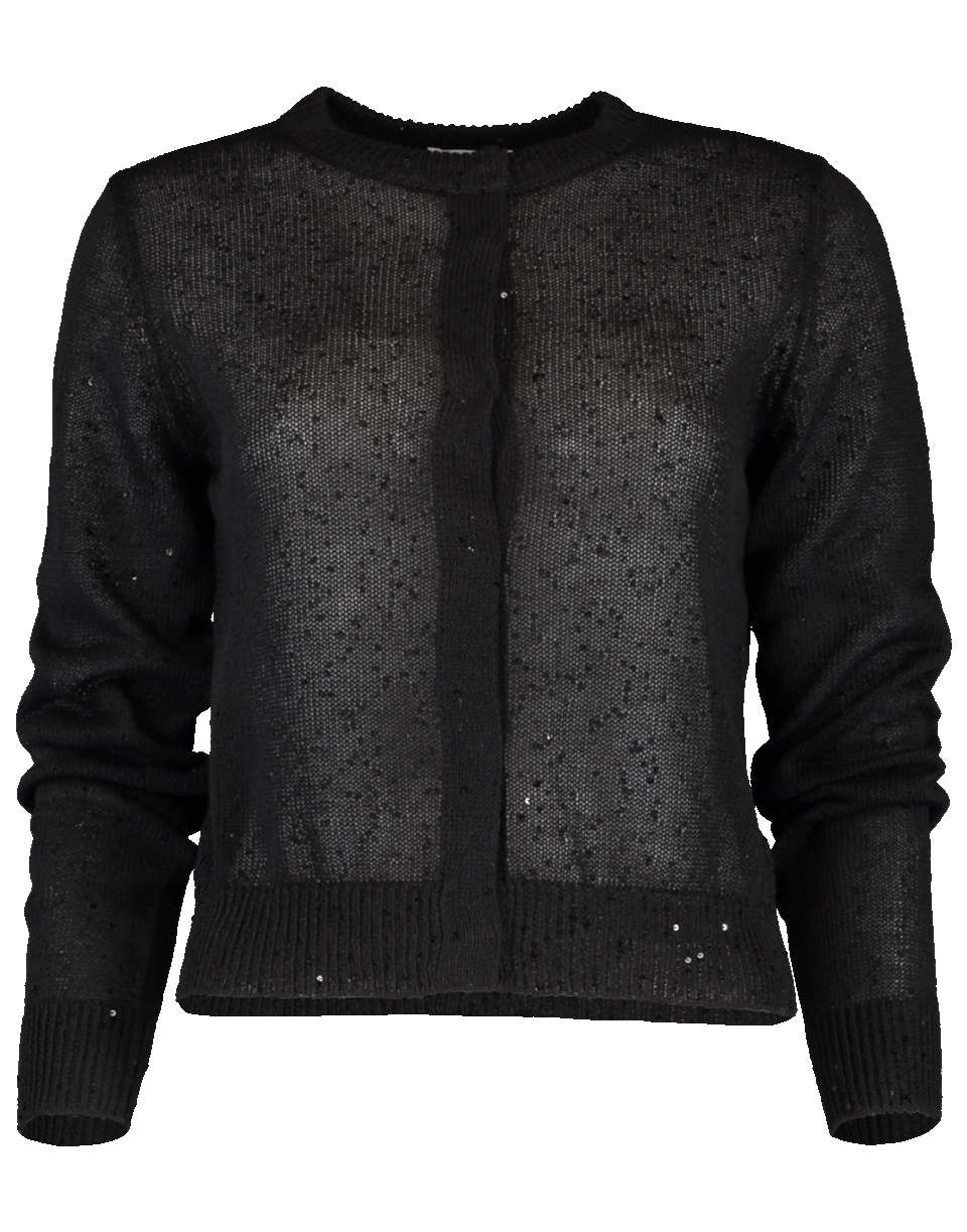 BRUNELLO CUCINELLI-Paillette Cropped Cardigan-