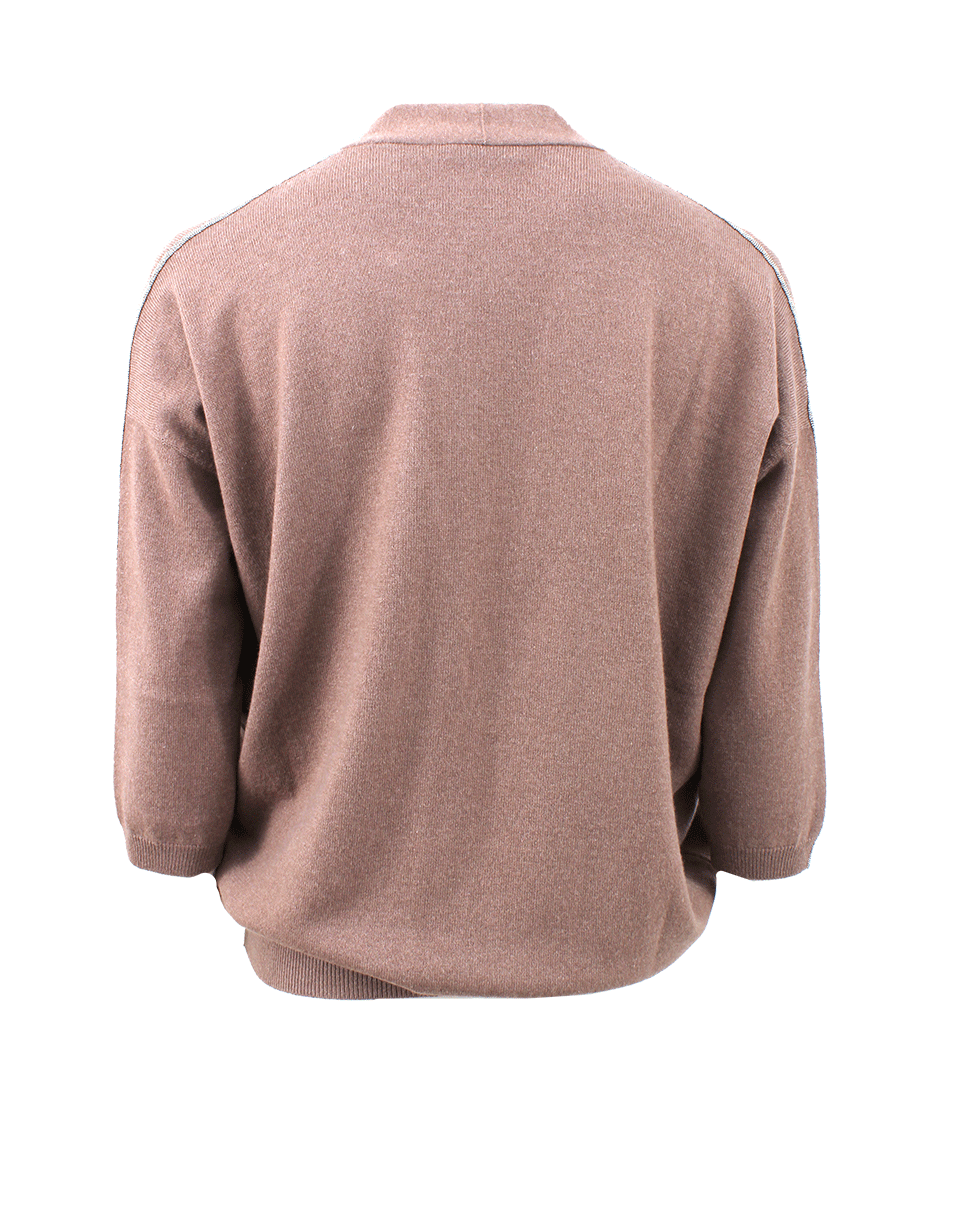 BRUNELLO CUCINELLI-Monili Stripe Egg Cardigan-