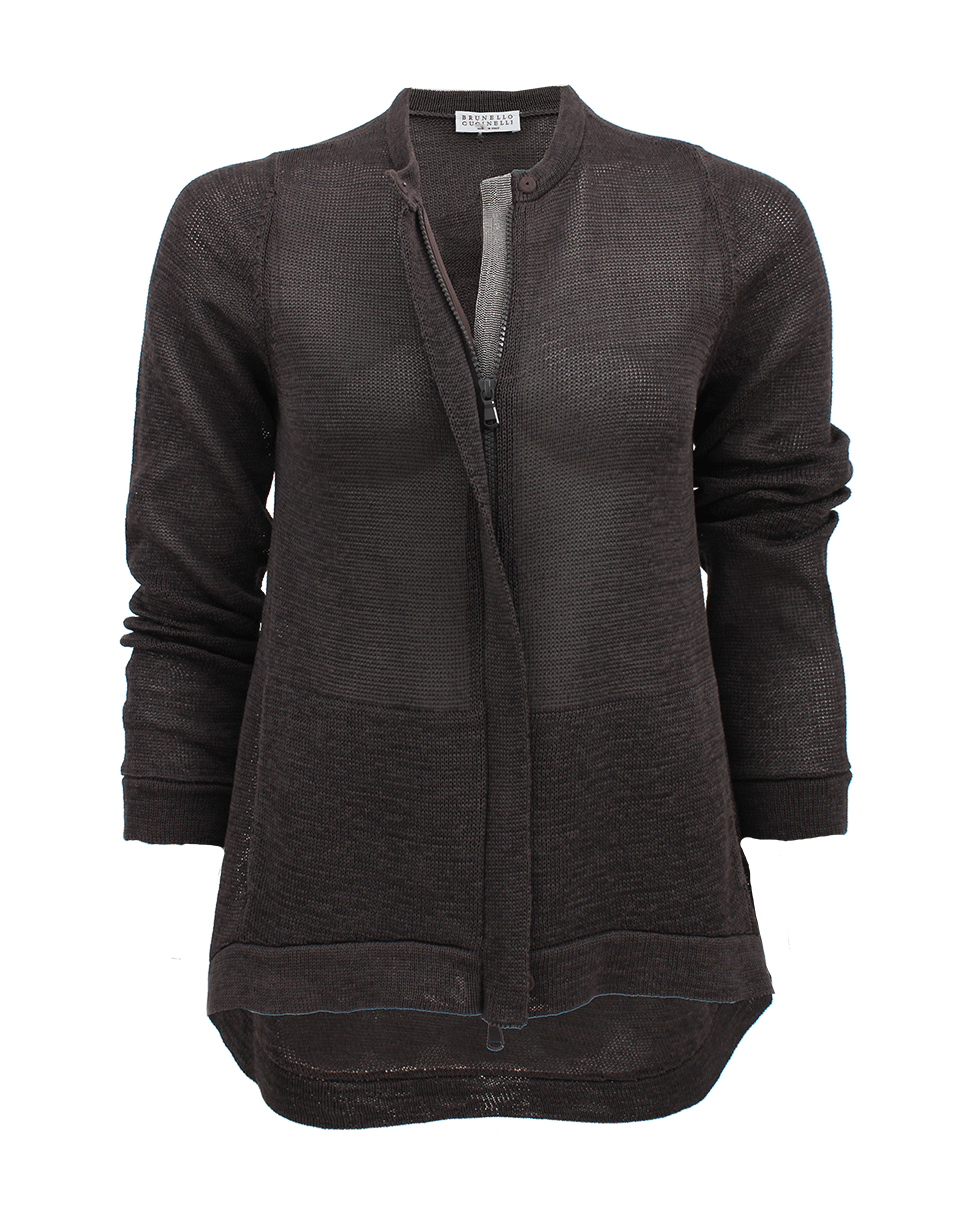 BRUNELLO CUCINELLI-Cotton Cylinder Monili Cardigan-