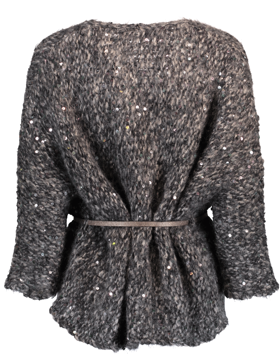 BRUNELLO CUCINELLI-Paillette Knit Cardigan-