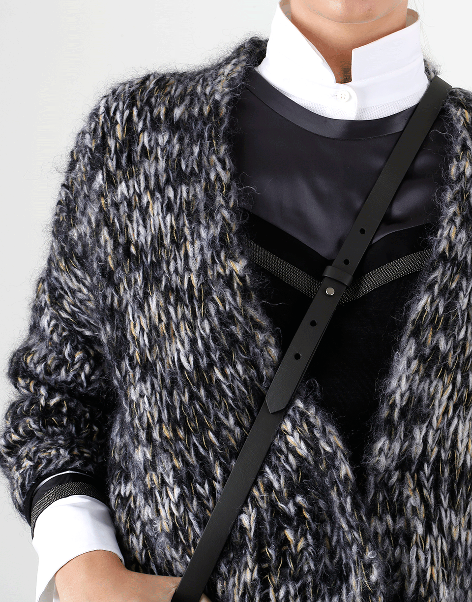 BRUNELLO CUCINELLI-Paillette Knit Cardigan-