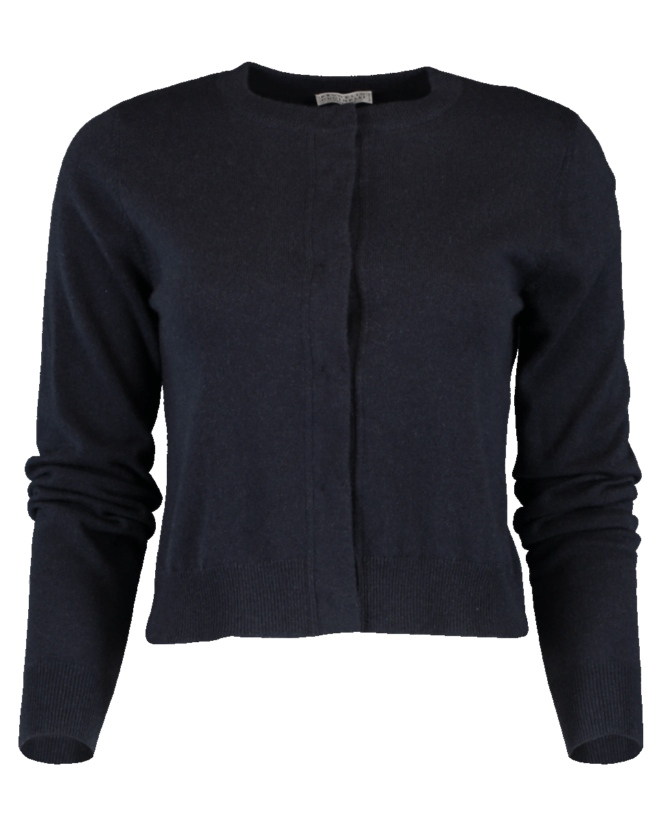 BRUNELLO CUCINELLI-Cropped Crewneck Cardigan-