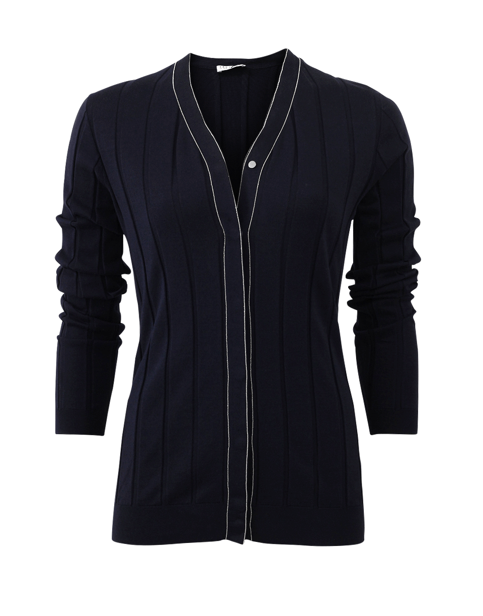BRUNELLO CUCINELLI-Wide Rib Cotton Cardigan-