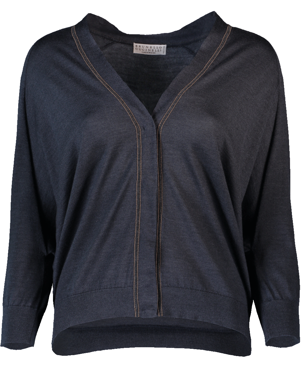 BRUNELLO CUCINELLI-Dolman Sleeve Cardigan-
