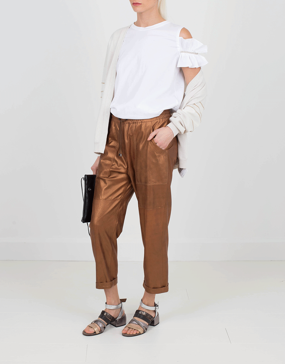 BRUNELLO CUCINELLI-Monili Arm Band Stripe Cardigan-