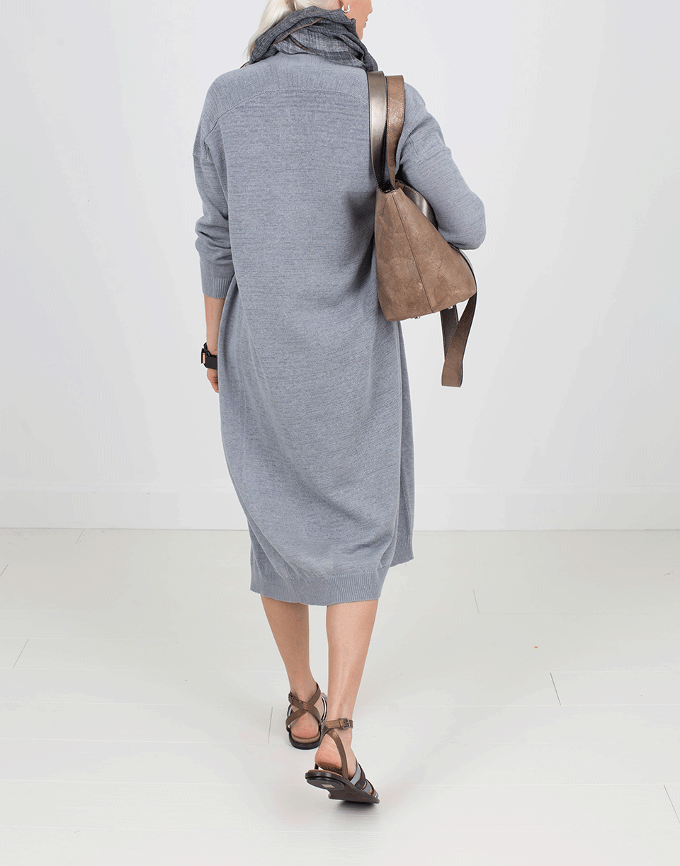 BRUNELLO CUCINELLI-Dry Cotton Solid Duster-
