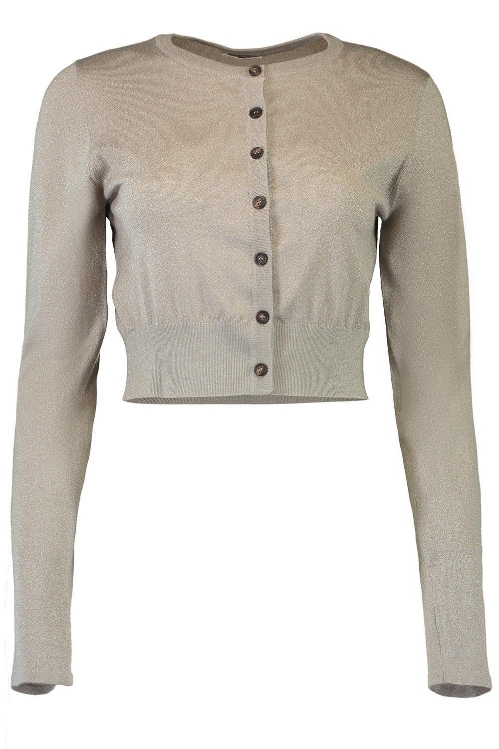 Sparkling Crop Cardigan-SMKYTAUP-L-CLOTHINGTOPCARDIGAN-BRUNELLO CUCINELLI