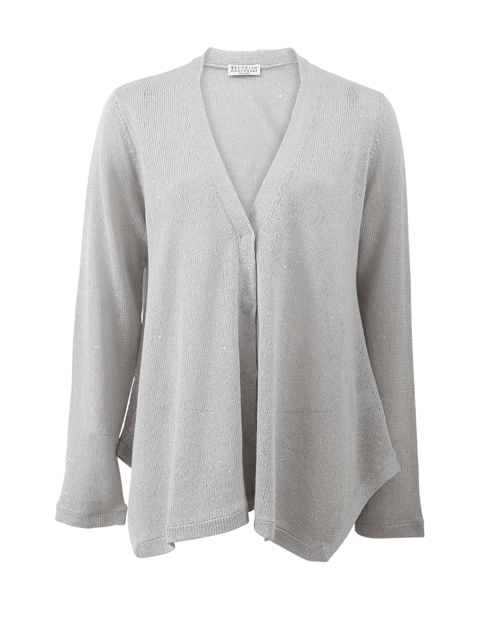 BRUNELLO CUCINELLI-Linen Silk Cardigan-