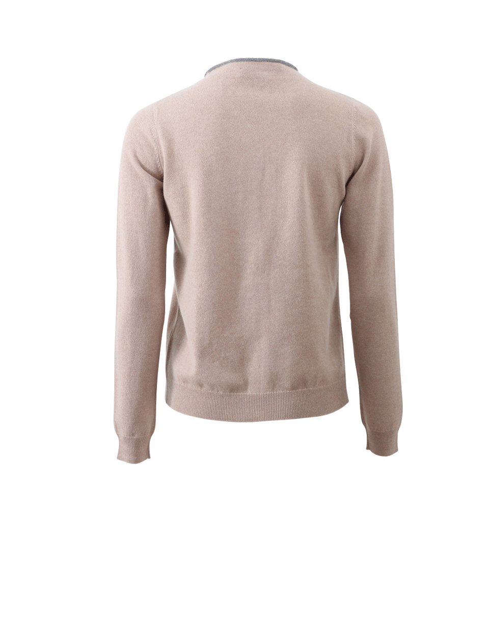 BRUNELLO CUCINELLI-Monili Trim Cardigan-