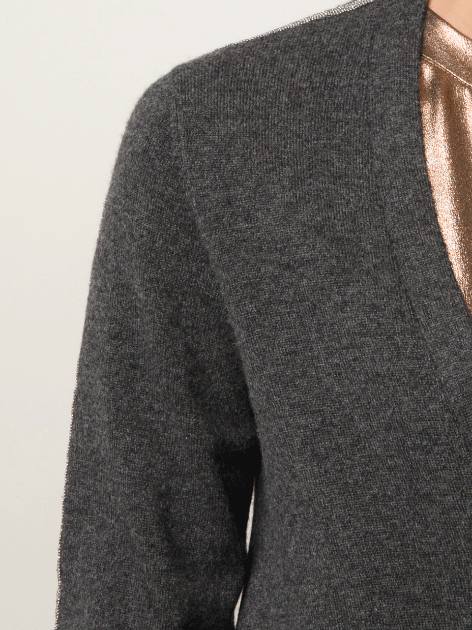 BRUNELLO CUCINELLI-Monili Stripe Egg Cardigan-