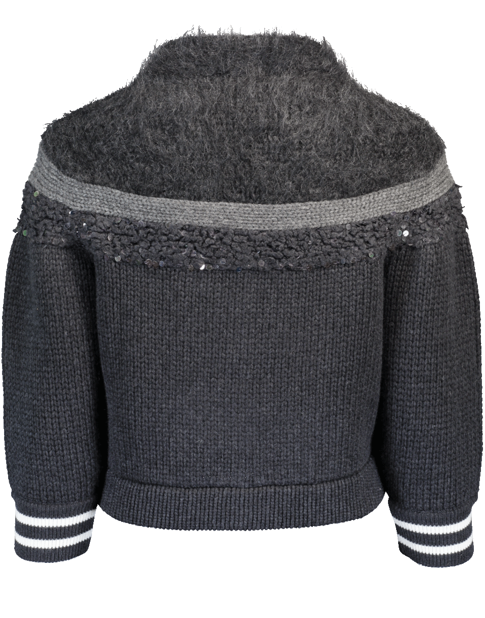 BRUNELLO CUCINELLI-Fur Cardigan-