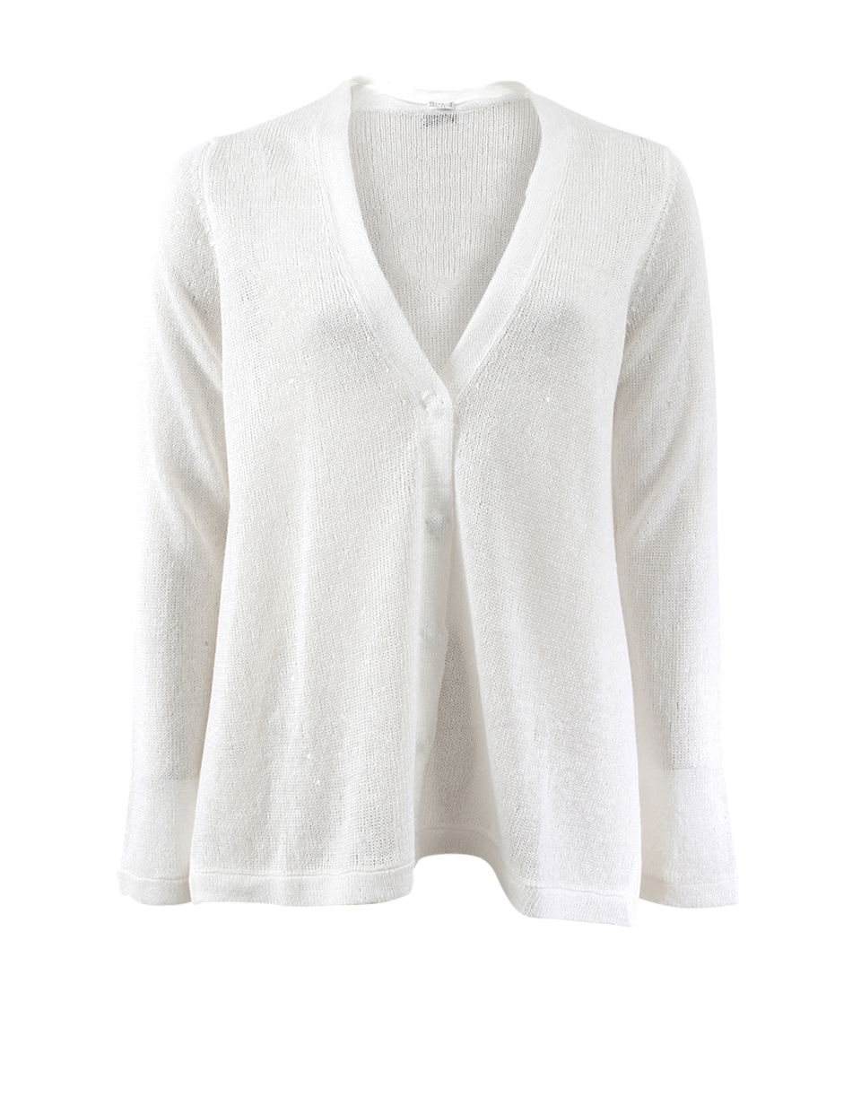 BRUNELLO CUCINELLI-Linen Silk Cardigan-