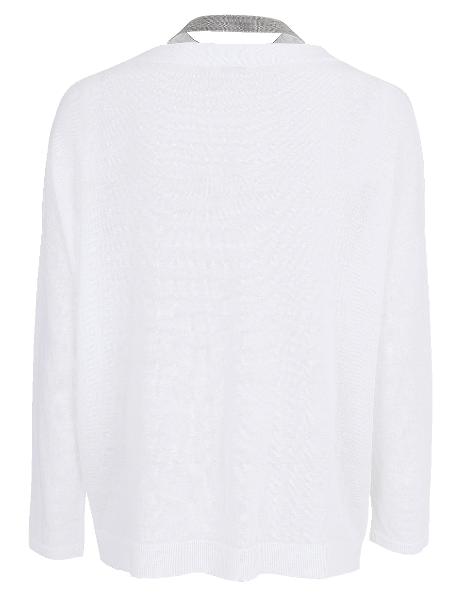 BRUNELLO CUCINELLI-Monili Neck Strap Cardigan-