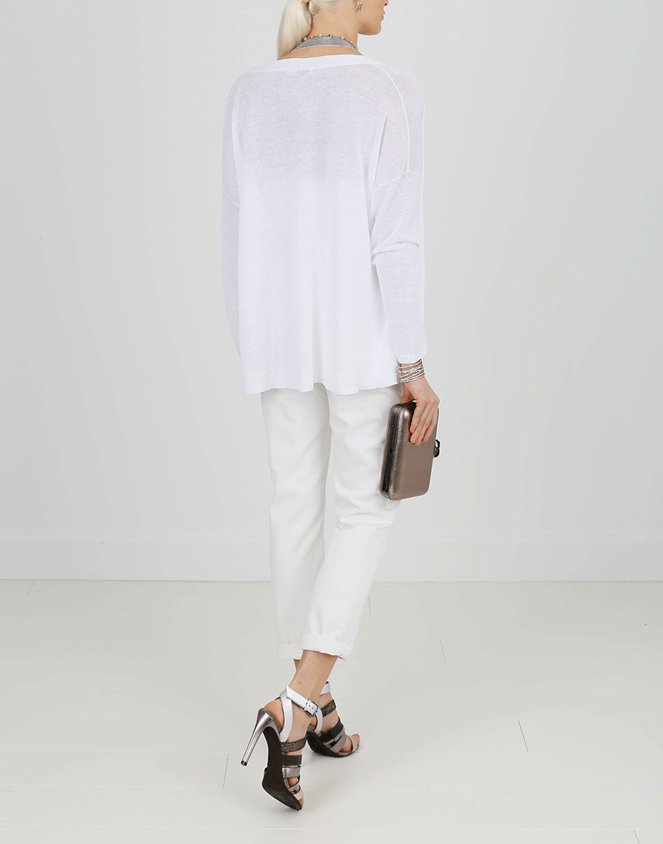 BRUNELLO CUCINELLI-Monili Neck Strap Cardigan-