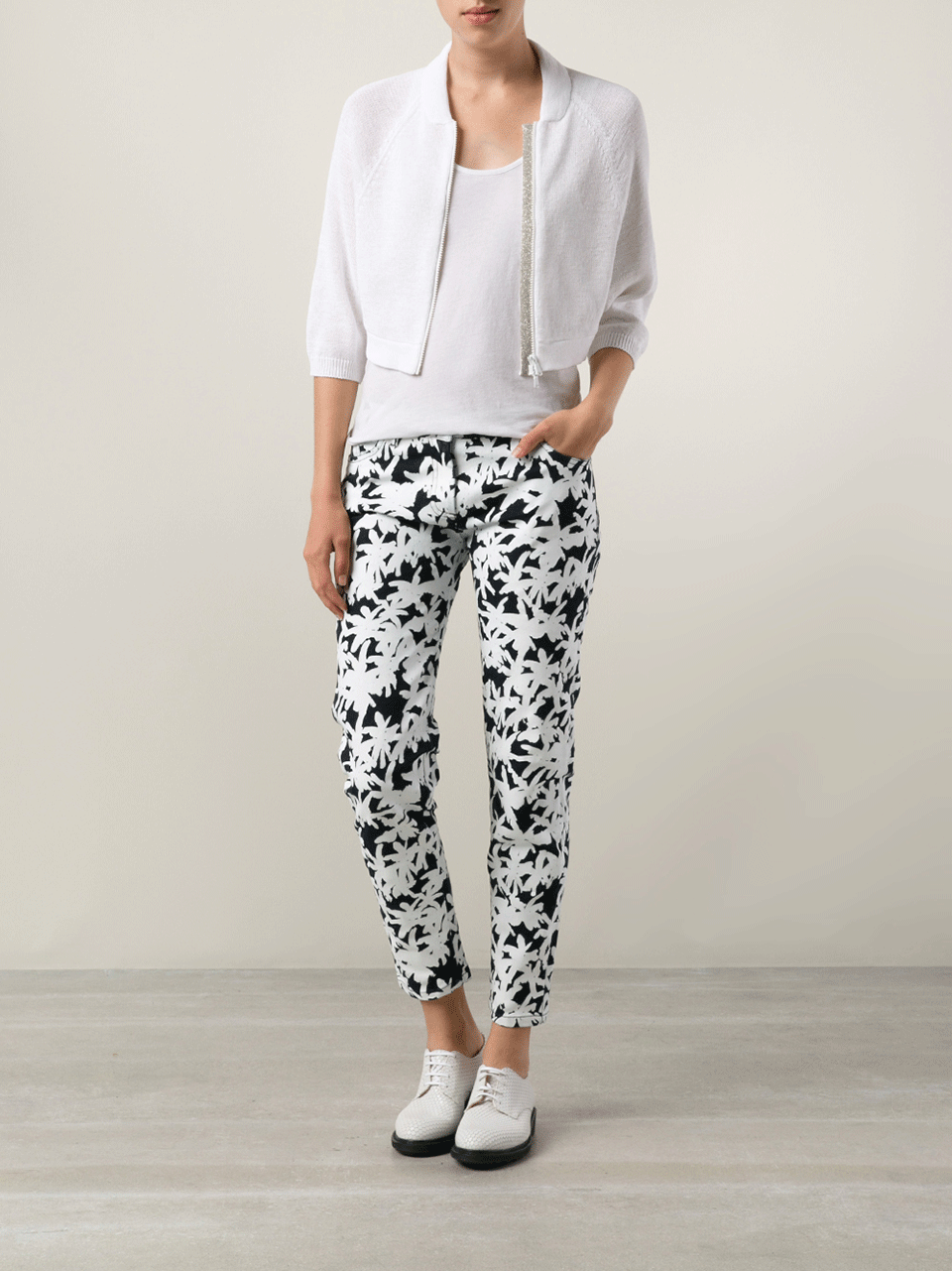 BRUNELLO CUCINELLI-Monili Zip Cardigan-