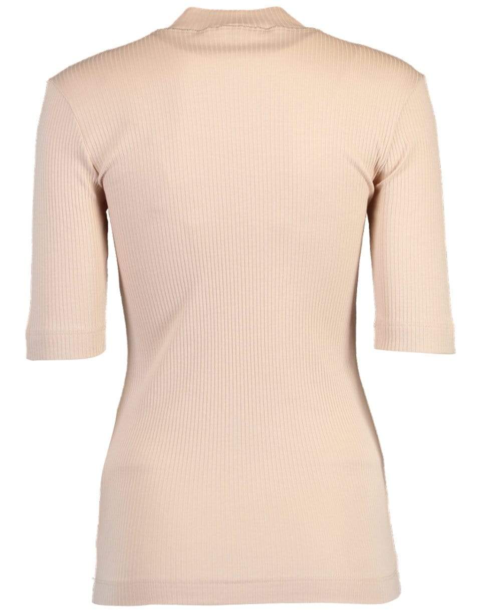 BRUNELLO CUCINELLI-Elbow Sleeve Wide Ribbed T-Shirt-