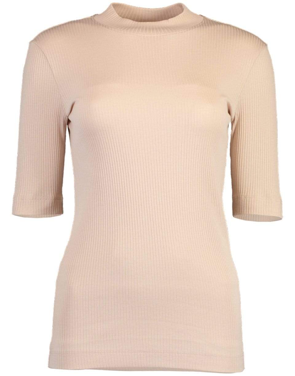 BRUNELLO CUCINELLI-Elbow Sleeve Wide Ribbed T-Shirt-