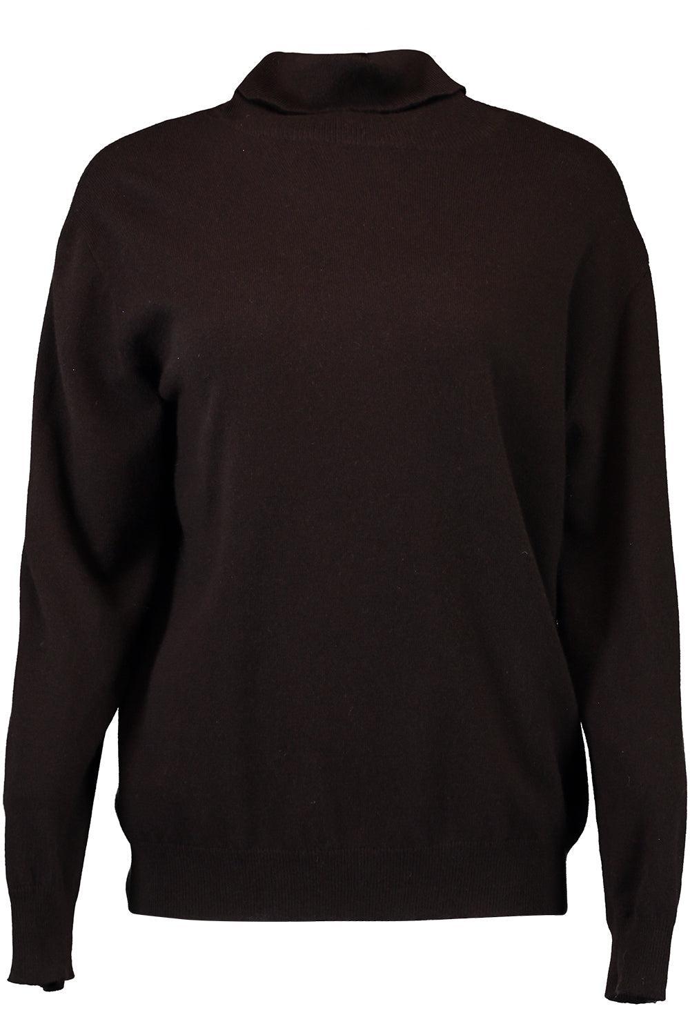 Monili Turtleneck Long Sleeve Sweater-BROWN-XS-CLOTHINGTOPKNITS-BRUNELLO CUCINELLI
