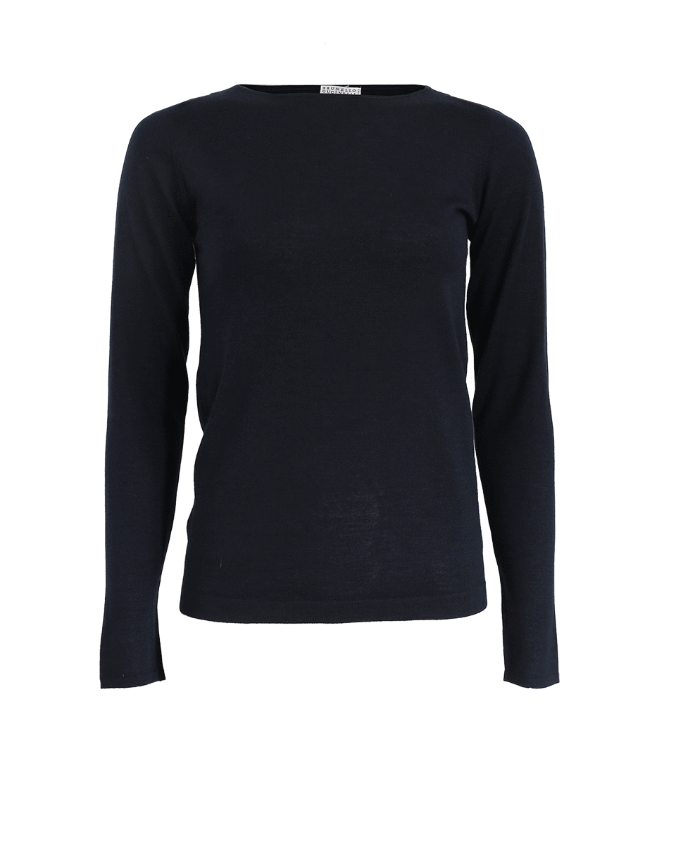 BRUNELLO CUCINELLI-Boatneck Basic Top-