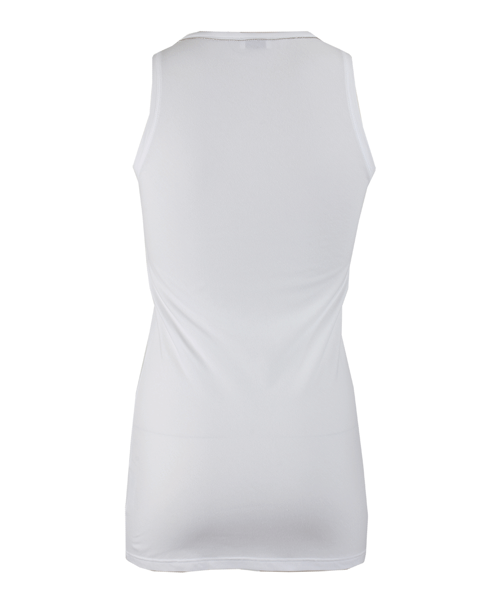 BRUNELLO CUCINELLI-Sleeveless Scoop Neck Monili Tank-