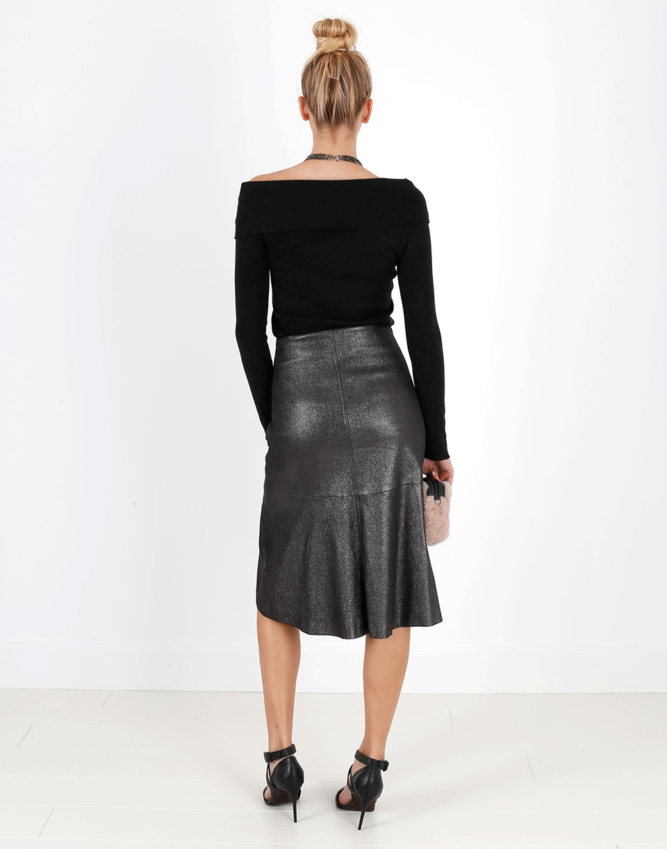 BRUNELLO CUCINELLI-Off Shoulder Criss Cross Top-