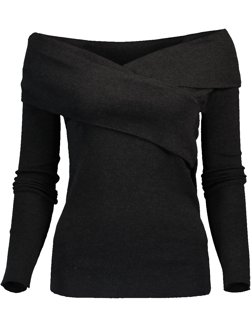 BRUNELLO CUCINELLI-Off Shoulder Criss Cross Top-