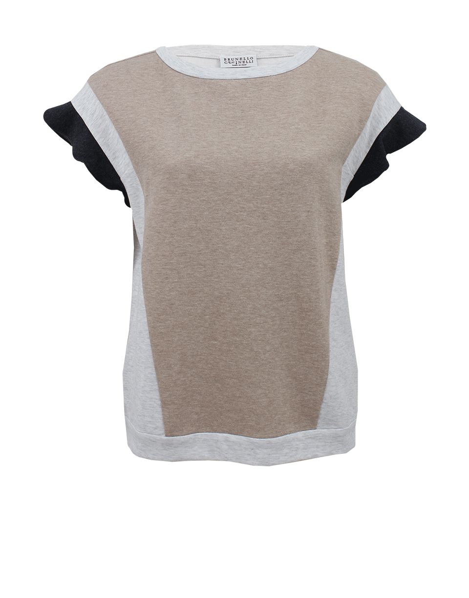 BRUNELLO CUCINELLI-Colorblock Boxy Sweatshirt-