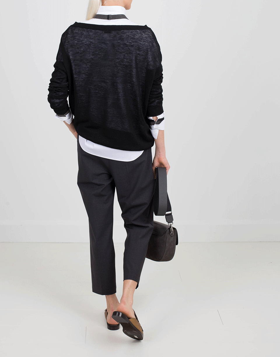 BRUNELLO CUCINELLI-Pullover With Monili Strap-