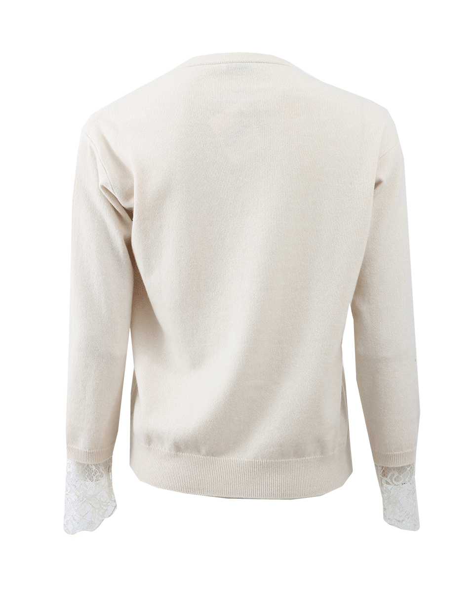 BRUNELLO CUCINELLI-Lace Cuff Sweater-
