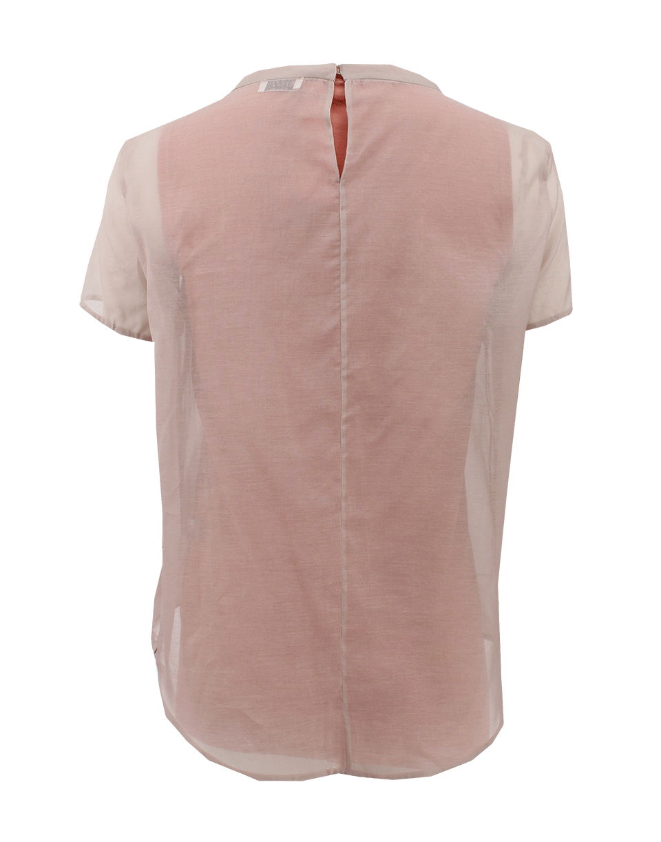 BRUNELLO CUCINELLI-Silk Cotton Layer Tee-
