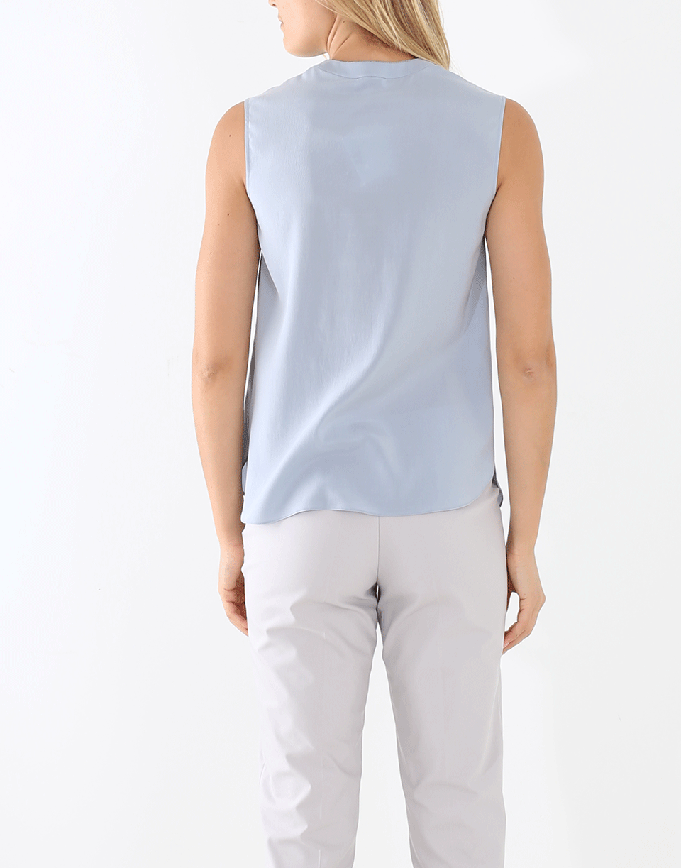 BRUNELLO CUCINELLI-Button Monili Neckline Top-