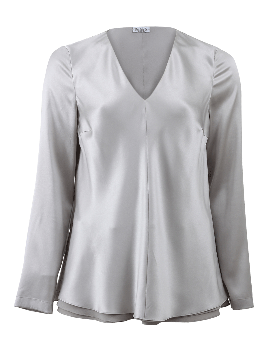 BRUNELLO CUCINELLI-Layered Blouse-